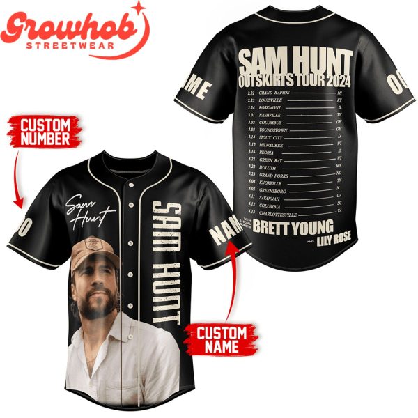 Sam Hunt’s Outskirts Personalized Baseball Jersey