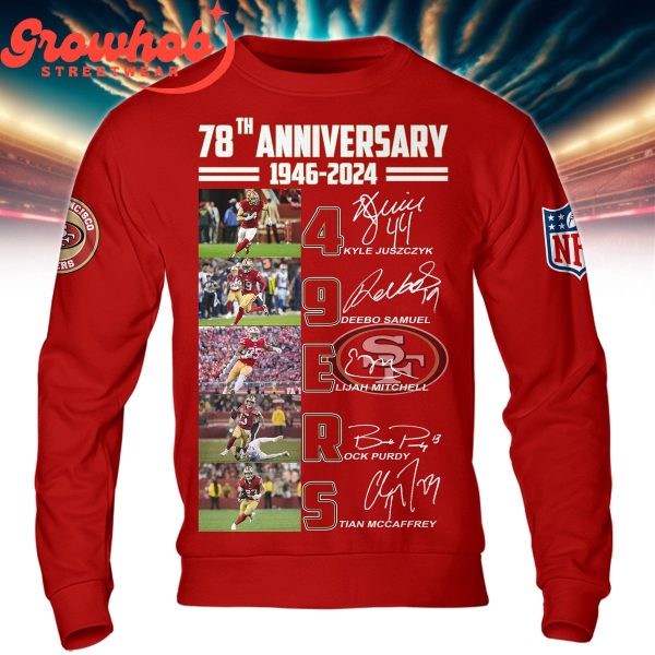 San Francisco 49ers 78 Years Of Memories Hoodie Shirts