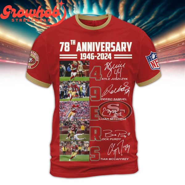 San Francisco 49ers 78 Years Of Memories Hoodie Shirts