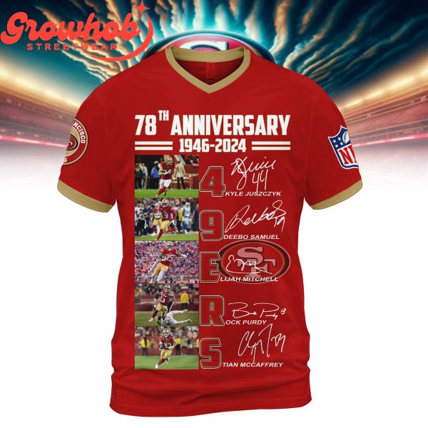 San Francisco 49ers 78 Years Of Memories Hoodie Shirts