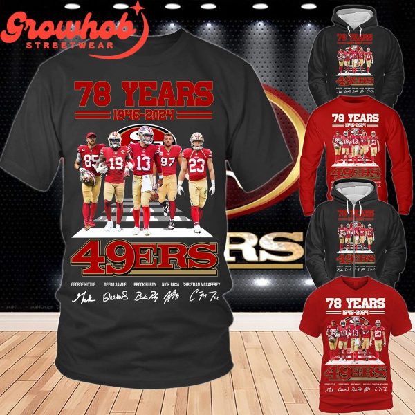 San Francisco 49ers 78 Years Of Memories T-Shirt