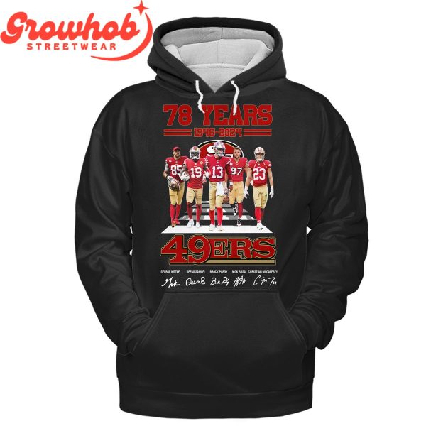 San Francisco 49ers 78 Years Of Memories T-Shirt