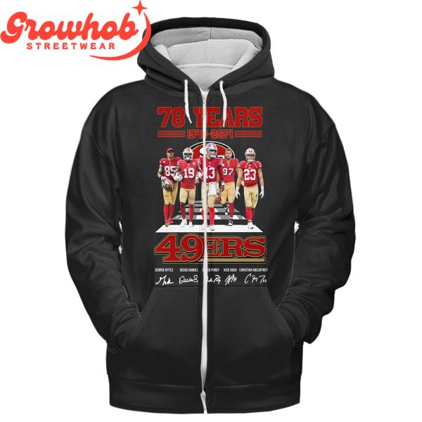 San Francisco 49ers 78 Years Of Memories T-Shirt