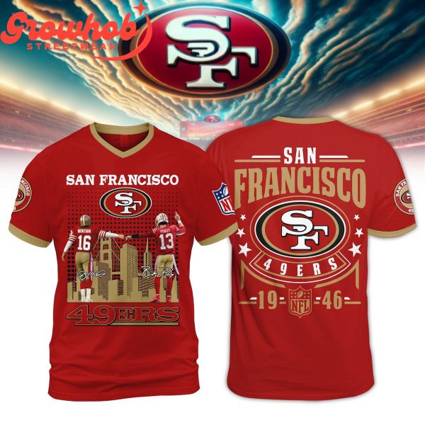 San Francisco 49ers Best Duo Montana Purdy Hoodie Shirts