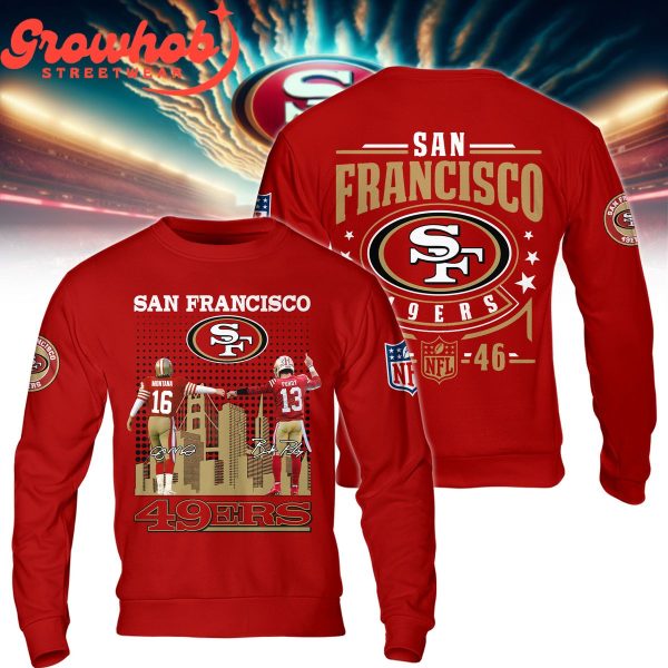 San Francisco 49ers Best Duo Montana Purdy Hoodie Shirts