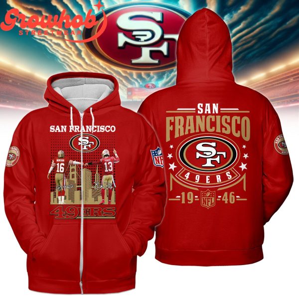 San Francisco 49ers Best Duo Montana Purdy Hoodie Shirts