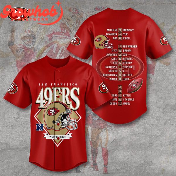 San Francisco 49ers Champions A Lock Personalized Baseball Jersey