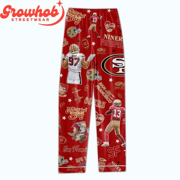 San Francisco 49ers Fan Polyester Pajamas Set