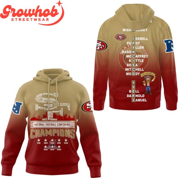 San Francisco 49ers NFC Champions 2024 The Niners Hoodie Shirts Mixed