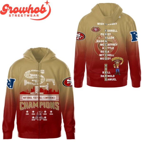 San Francisco 49ers NFC Champions 2024 The Niners Hoodie Shirts Mixed