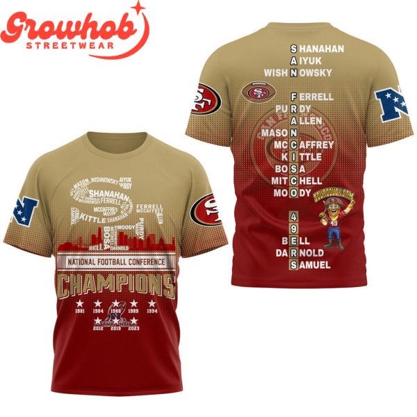 San Francisco 49ers NFC Champions 2024 The Niners Hoodie Shirts Mixed