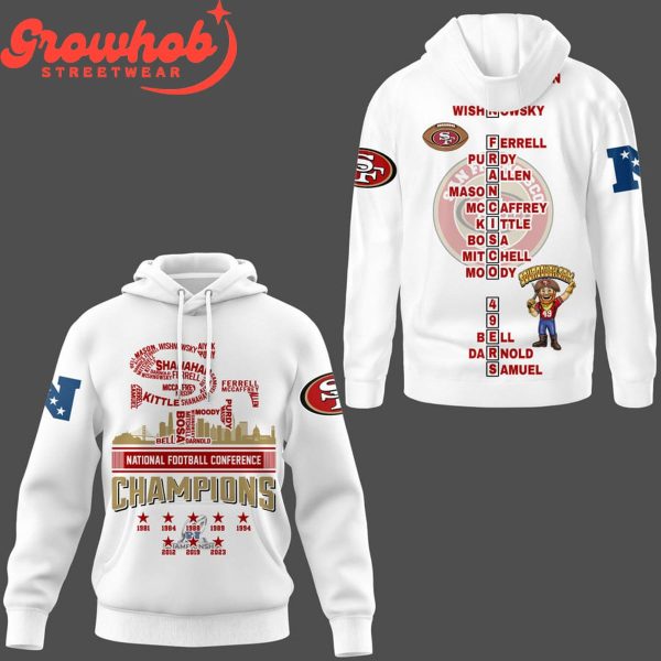 San Francisco 49ers NFC Champions 2024 The Niners Hoodie Shirts White