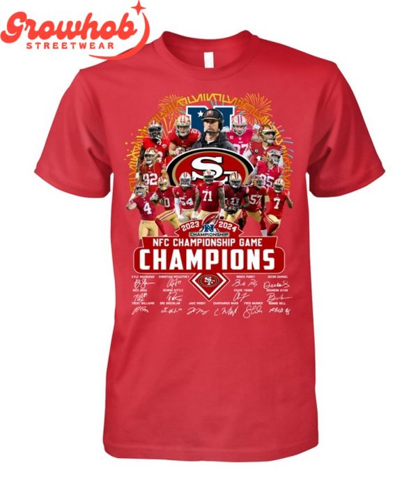 San Francisco 49ers NFC Championship Game Champions 2024 T-Shirt