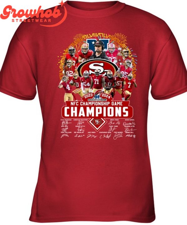 San Francisco 49ers NFC Championship Game Champions 2024 T-Shirt