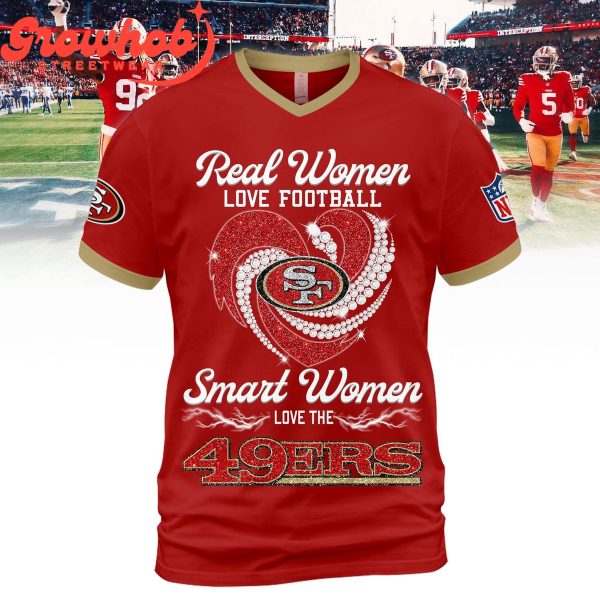 San Francisco 49ers Smart Women Heart Fan Hoodie Shirts