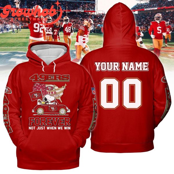 San Francisco 49ers Snoopy Forever Fan Hoodie Shirts