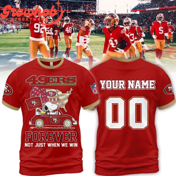 San Francisco 49ers Snoopy Forever Fan Hoodie Shirts