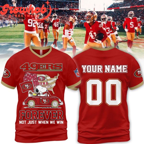 San Francisco 49ers Snoopy Forever Fan Hoodie Shirts