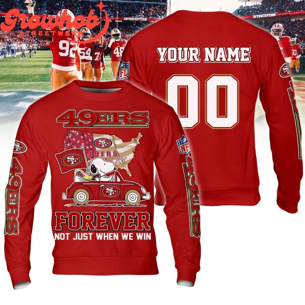 San Francisco 49ers Snoopy Forever Fan Hoodie Shirts