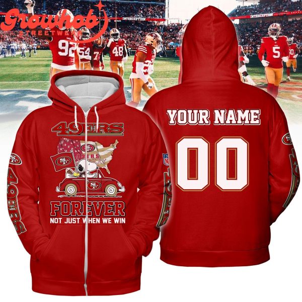 San Francisco 49ers Snoopy Forever Fan Hoodie Shirts