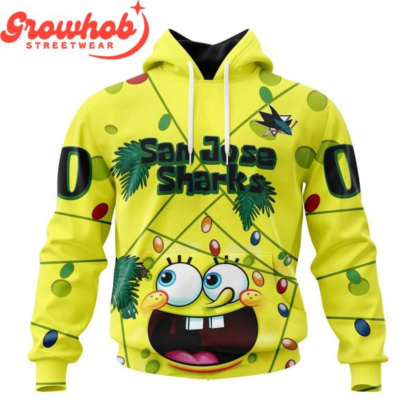 San Jose Sharks Fan SpongeBob Personalized Hoodie Shirts
