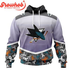San Jose Sharks Fights Again All Cancer Hoodie Shirts