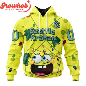 Seattle Kraken Fan SpongeBob Personalized Hoodie Shirts