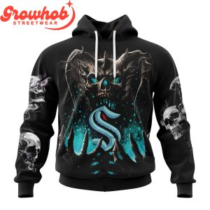 Seattle Kraken Skull Art Demon Hoodie Shirts