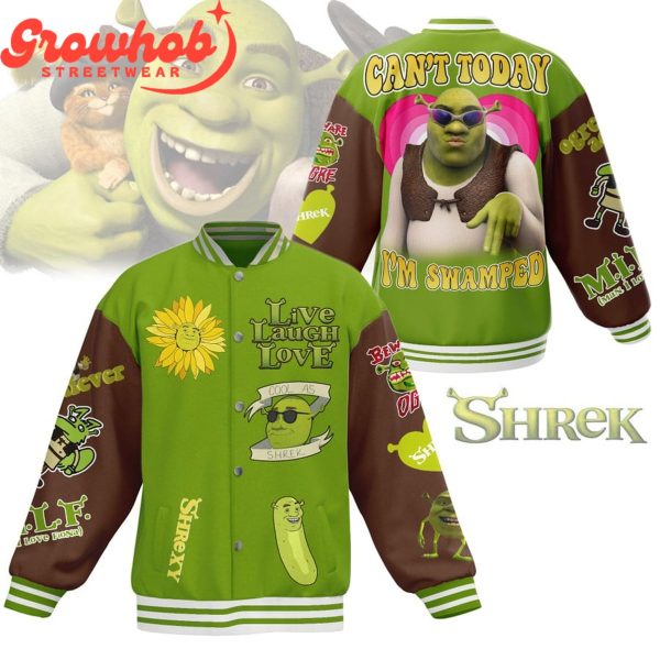 Shrek Valentine Live Love Laugh Baseball Jacket