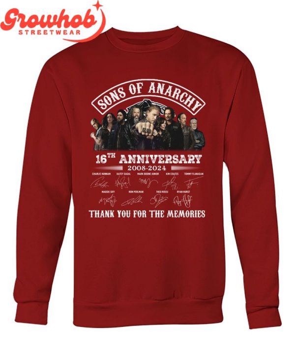 Son Of Anarchy 16th Anniversary The Memories T-Shirt