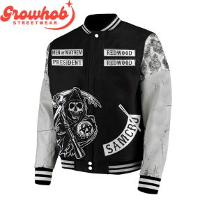 Son Of Anarchy Fear The Reaper Baseball Jacket