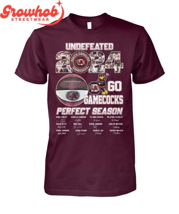 South Carolina Gamecocks Undefeated Perfect Season 2024 T-Shirt