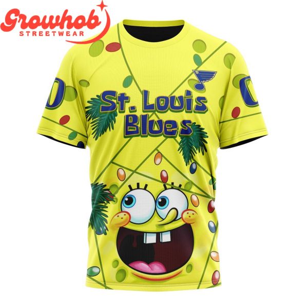 St. Louis Blues Fan SpongeBob Personalized Hoodie Shirts