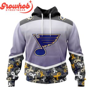 St. Louis Blues Fights Again All Cancer Hoodie Shirts