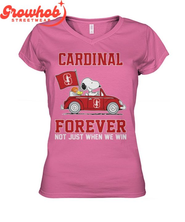 Stanford Cardinal Snoopy Fan Forever Team T-Shirt