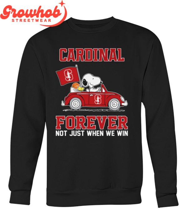 Stanford Cardinal Snoopy Fan Forever Team T-Shirt