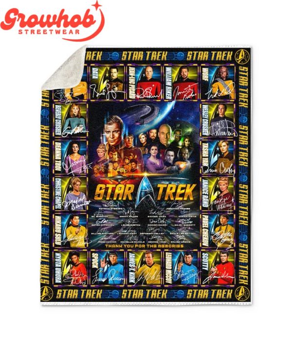 Star Trek The Memories Fleece Blanket Quilt