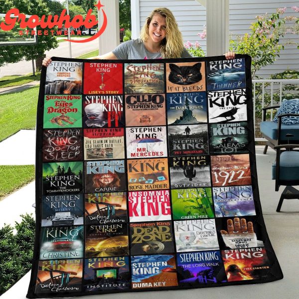 Stephen King Horror Fan Love Fleece Blanket Quilt