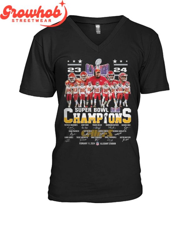 Super Bowl Kansas City Chiefs Champions 2023-2024 T-Shirt