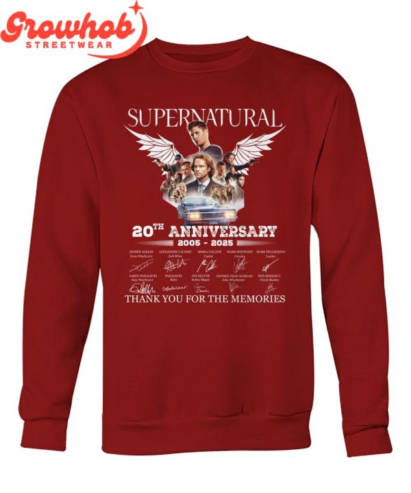 Supernatural 20th Anniversary The Memories T-Shirt