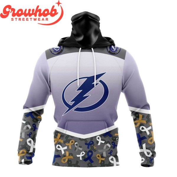 Tampa Bay Lightning Fights Again All Cancer Hoodie Shirts