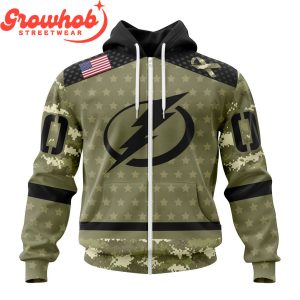 Tampa Bay Lightning Military Appreciation Fan Personalized Hoodie Shirts