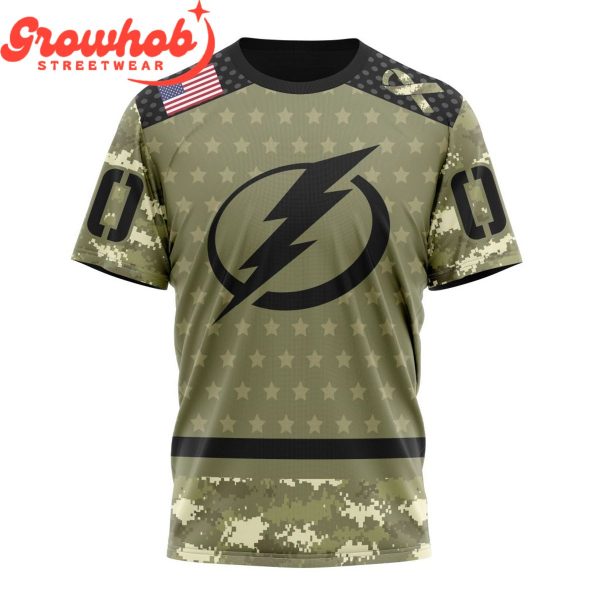 Tampa Bay Lightning Military Appreciation Fan Personalized Hoodie Shirts