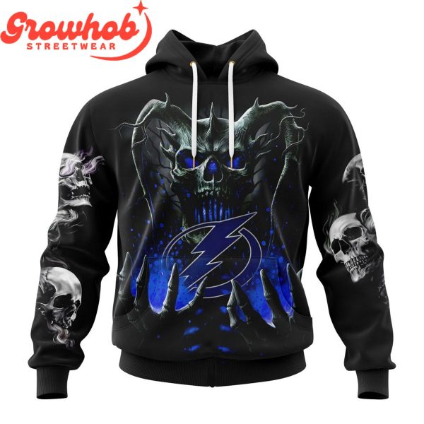 Tampa Bay Lightning Skull Art Demon Hoodie Shirts