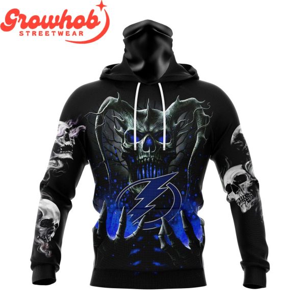 Tampa Bay Lightning Skull Art Demon Hoodie Shirts