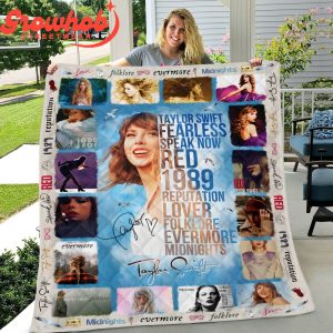 Taylor Swift Album Of The Eras Fleece Blanket Quilt