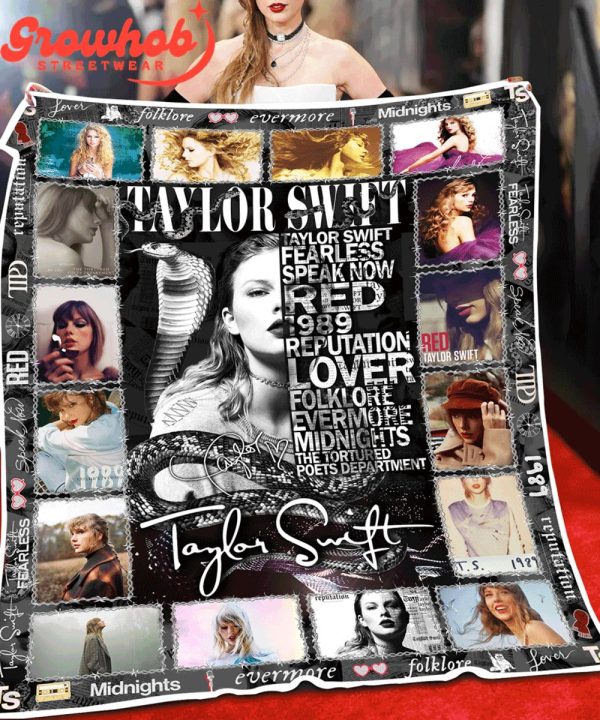 Taylor Swift All Album Wonderful Journey Fleece Blanket Quilt