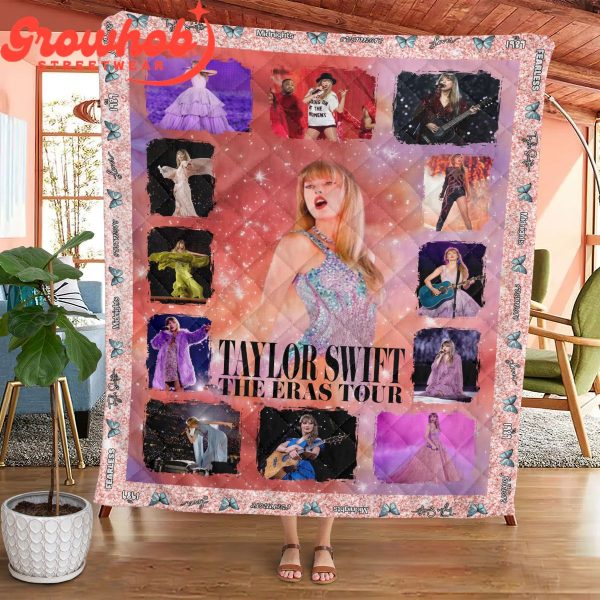 Taylor Swift Fan Tour Fleece Blanket Quilt