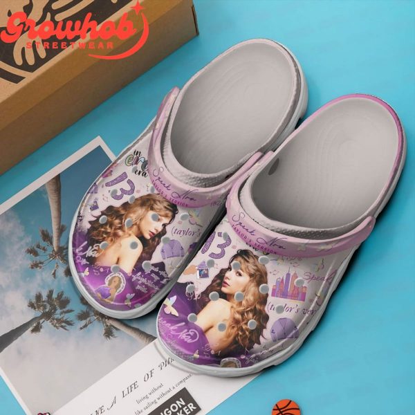 Taylor Swift Swiftie Speak Now Taylor’s Version Lavender Crocs Clogs