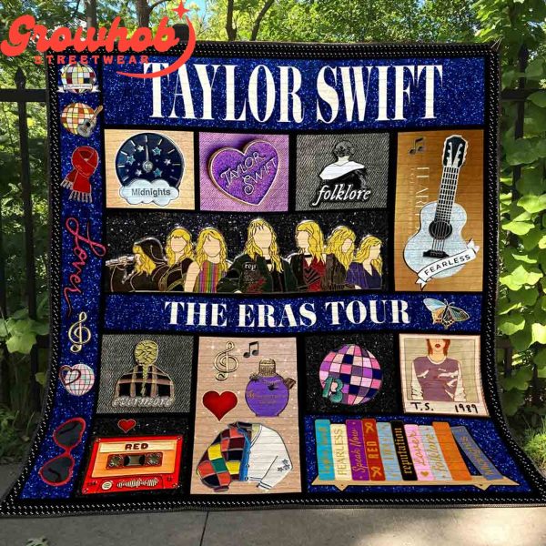 Taylor Swift The Eras Tour Fan Love Fleece Blanket Quilt